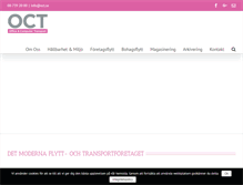 Tablet Screenshot of oct.se